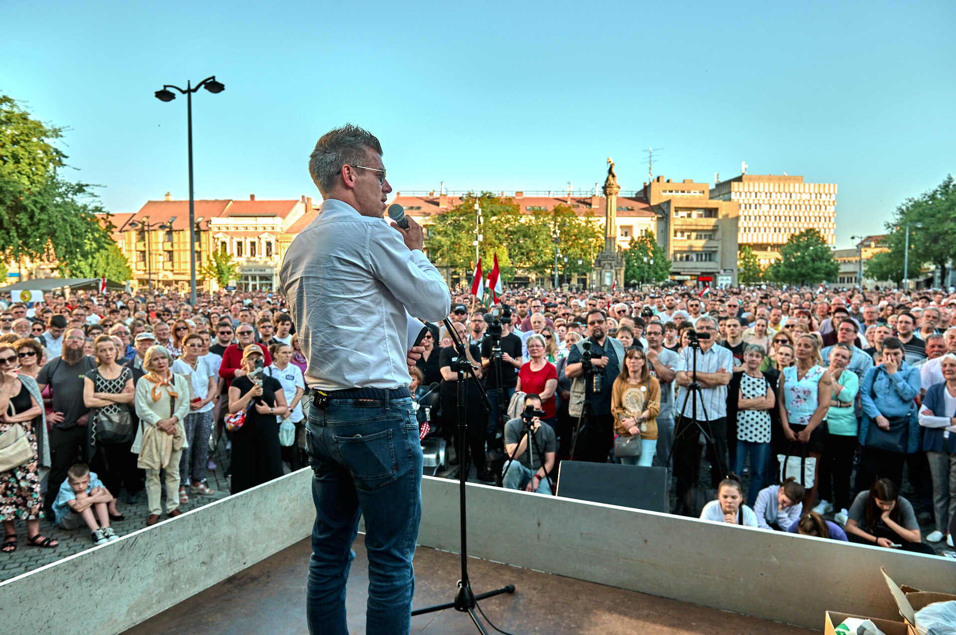Magyar Péter Szombathelyen 2024