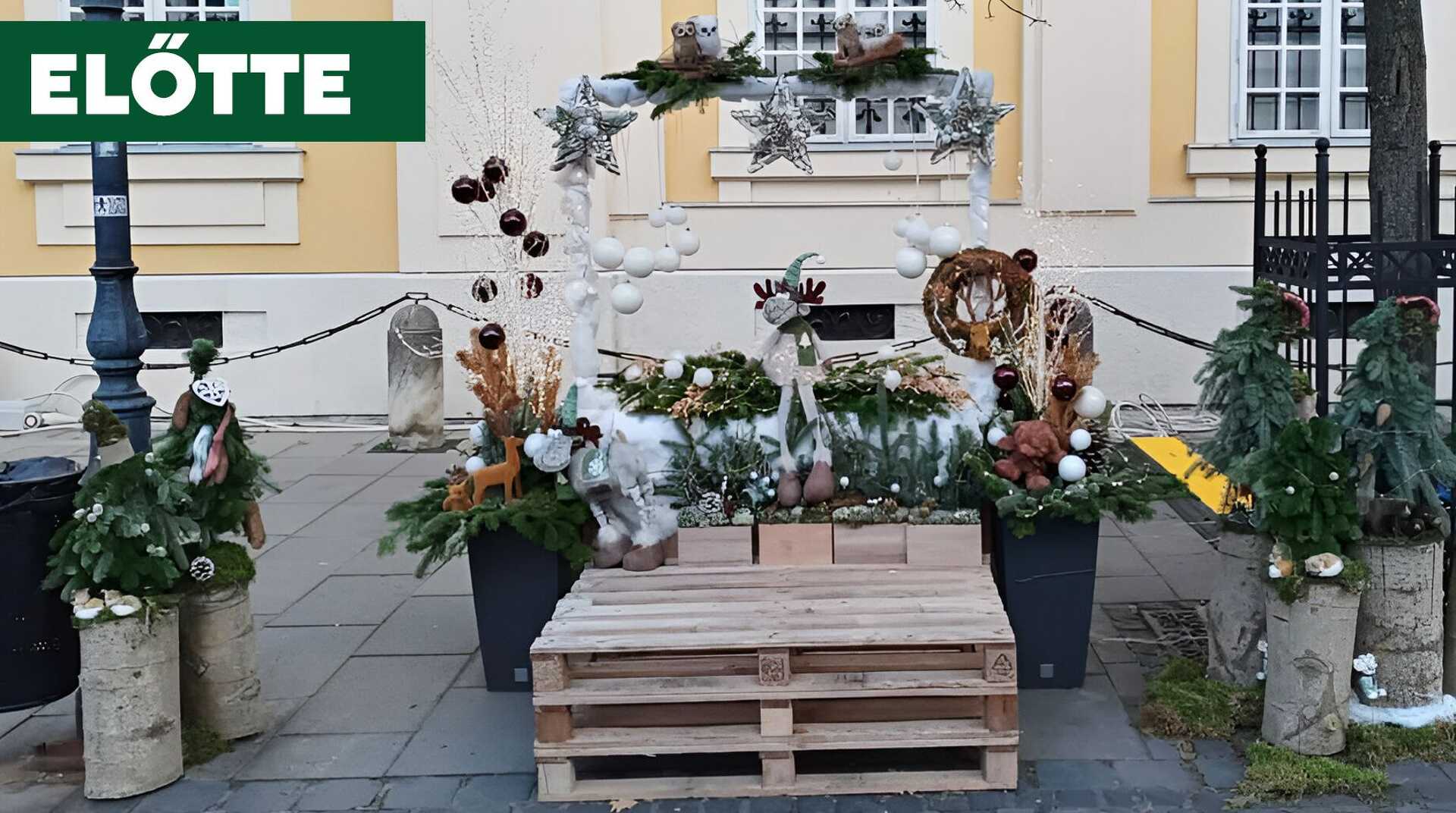 Székesfehérvári adventi fotópont
