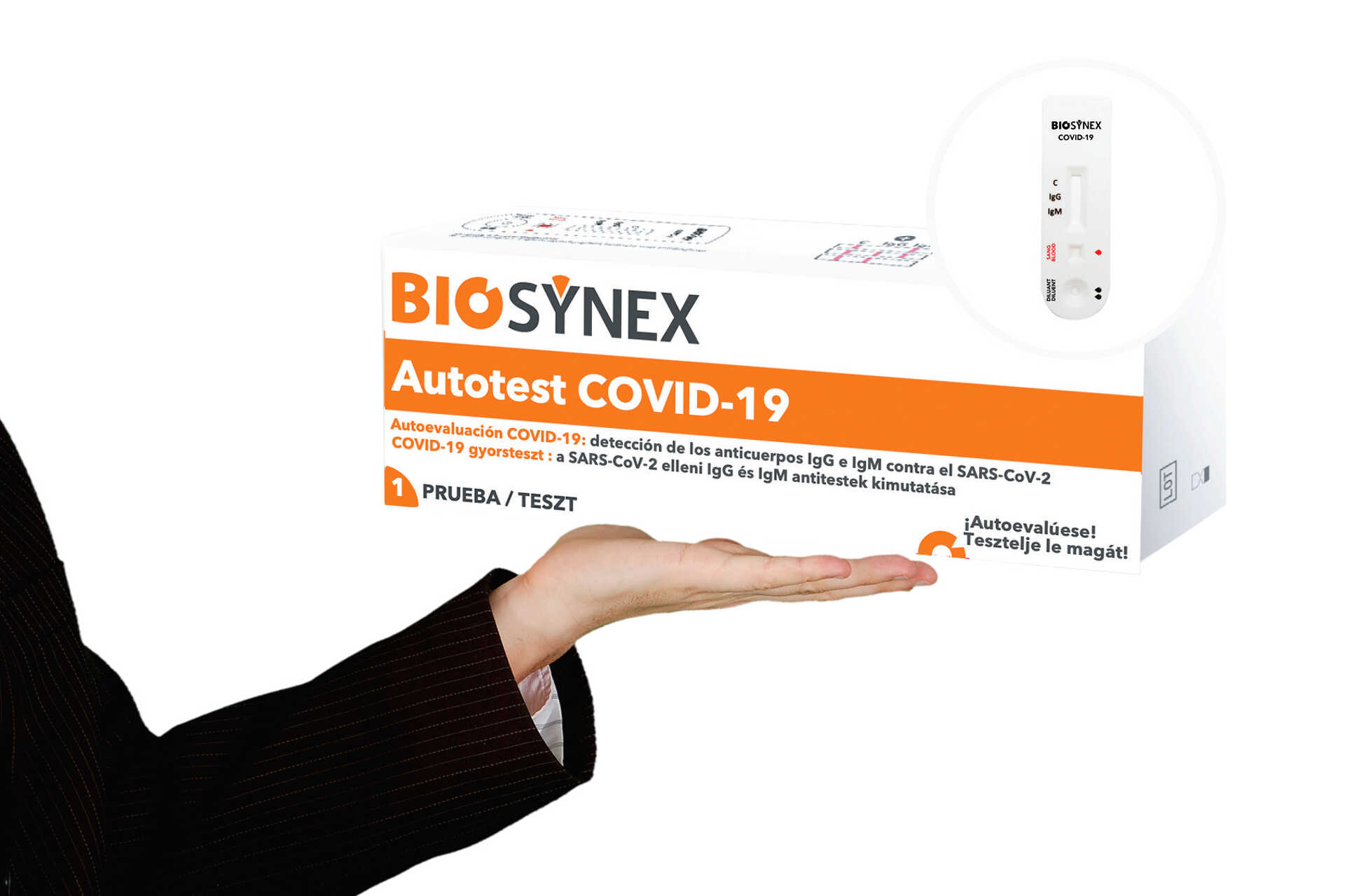 Biosynex autotest Covid-19 gyorsteszt