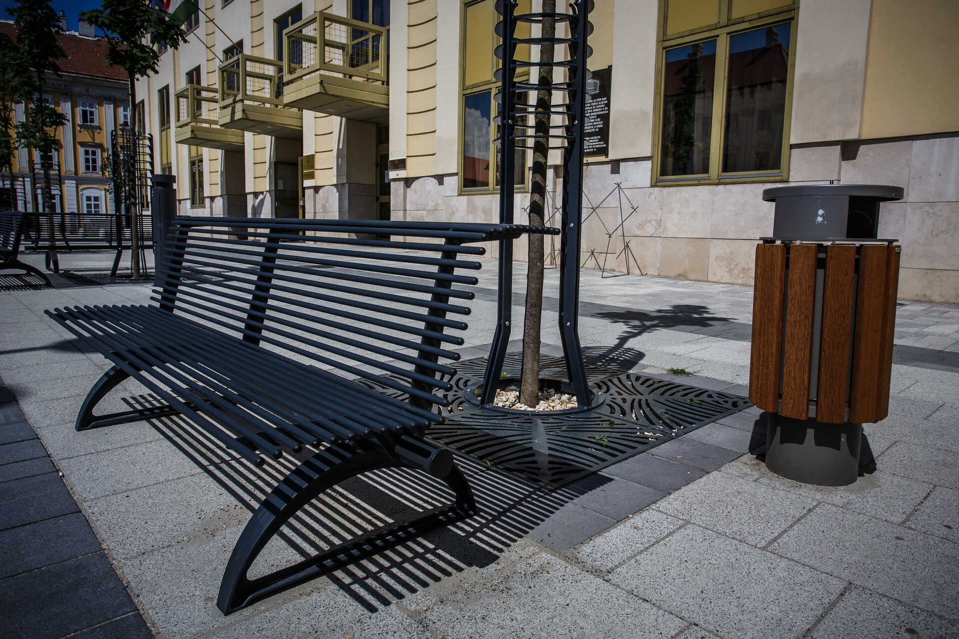 Hőség a Berzsenyi téren