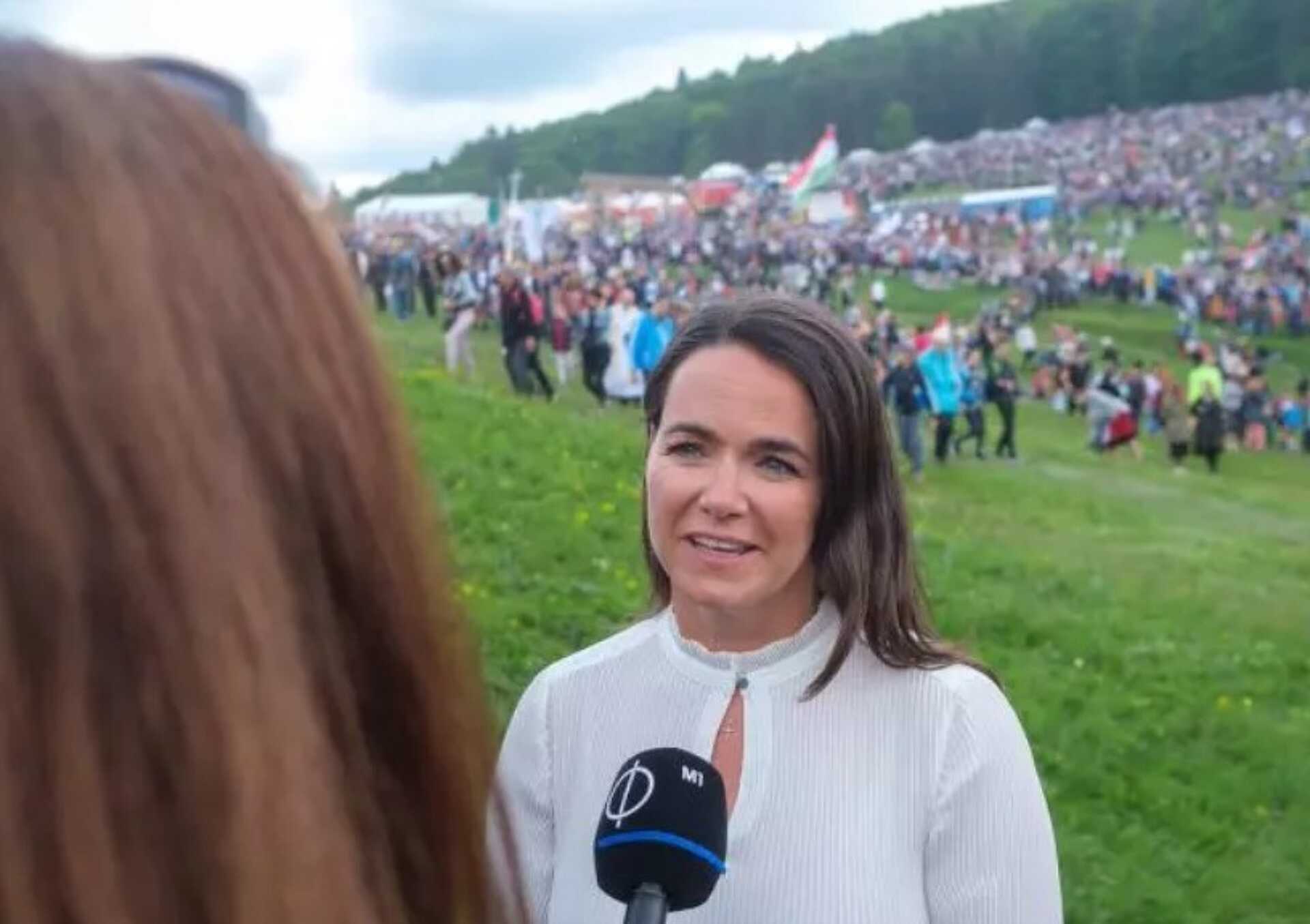Novák Katalin, Csíksomlyó