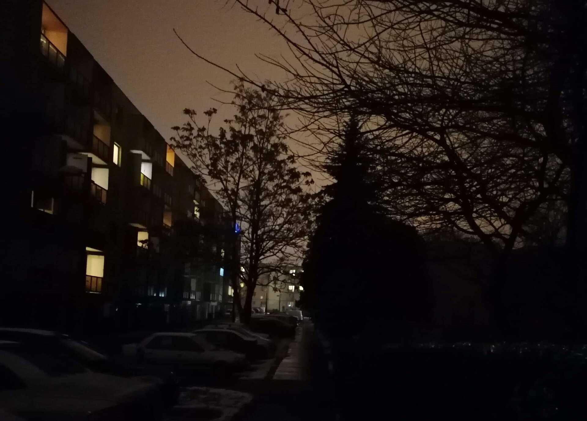 Sötét utca Sopronban